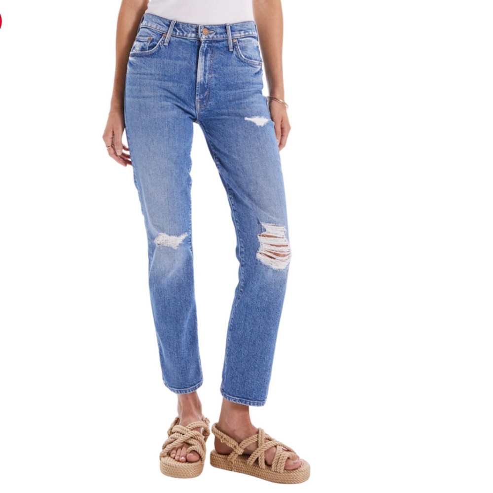 Mother Insider Ankle Jean in Bloom & Doom Sz 26 - Picture 1 of 11